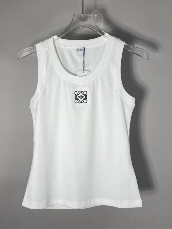 Loewe Tops - Loewe White Tank Top for Her